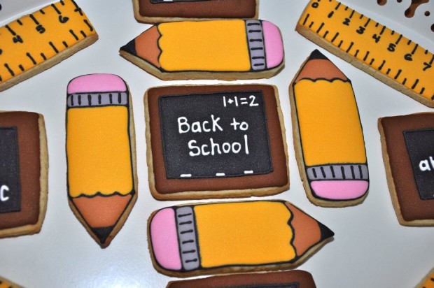 back to school cookies