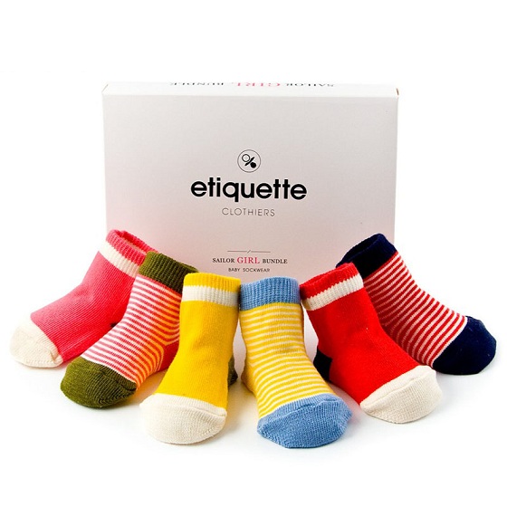 Etiquette baby socks © Paquet Câlin, France