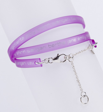 Bracelet Lauréates Nobel © Uzume Spirit, Geneva