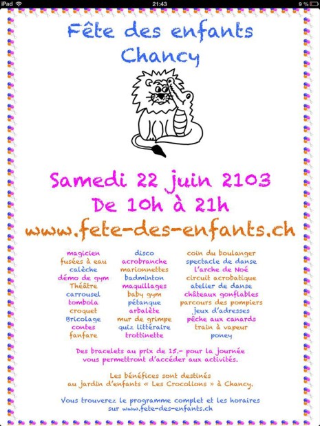 © Fête Des Enfants Chancy