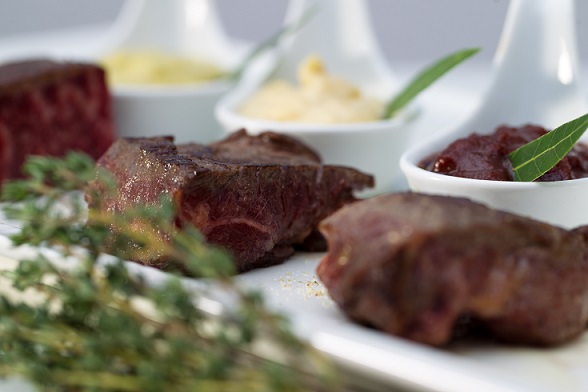 Beef delicacies at the Trilby Restaurant © N'vY Hotel, Geneva