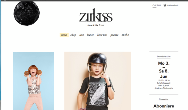 Zirkuss online © Zirkuss