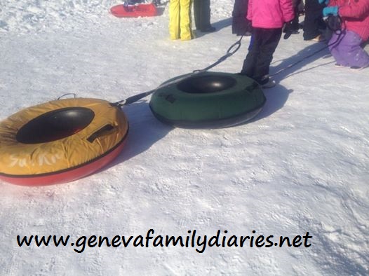 Snow tubing in St. Cergue - Photo © genevafamilydiaries.net
