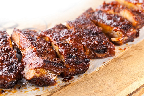 BBQ pork ribs from Funky BBQ © 2014 Funky BBQ Geneva