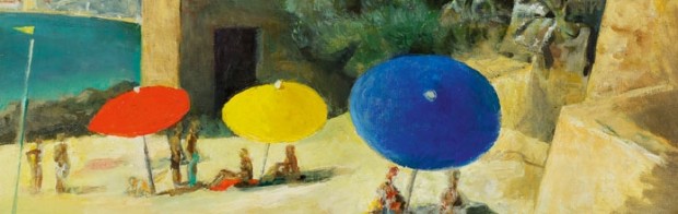 "Parasols" by Théodore Strawinsky - image courtesy of Musée de Carouge