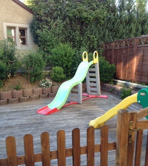 Small but lovely play area for kids! Photo © genevafamilydiaries.net