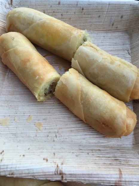 Tasty fera fish spring rolls! Photo © 2016 genevafamilydiaries.net