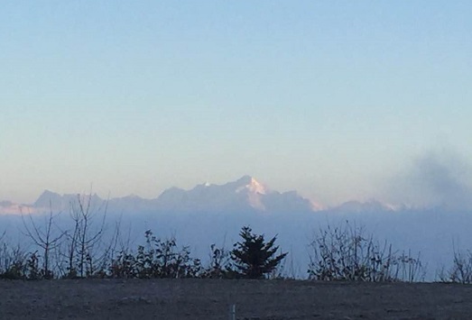 Views of Mont Blanc from the restaurant. Photo © 2016 genevafamilydiaries.net 